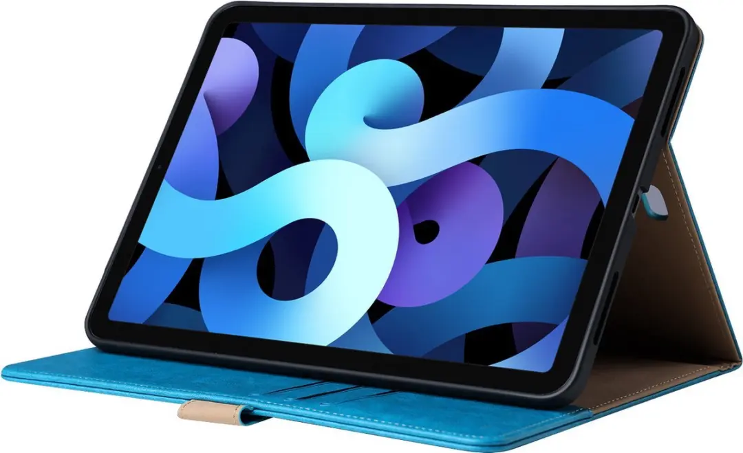 Fonu.nl iPad 10/11 Lederen Hoes - 10.9" - Blauw