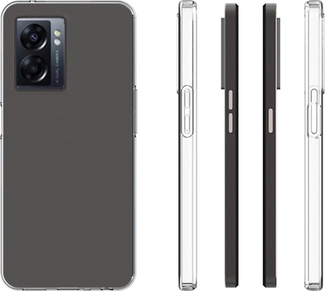 Fonu Siliconen Oppo A77 5G Hoesje - Transparant - 11067