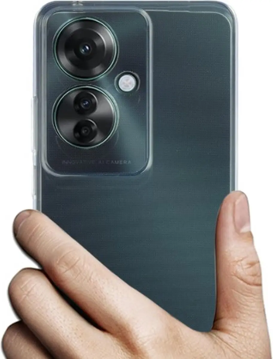 Fonu Siliconen Hoesje Oppo Reno 11F 11796 - Transparant