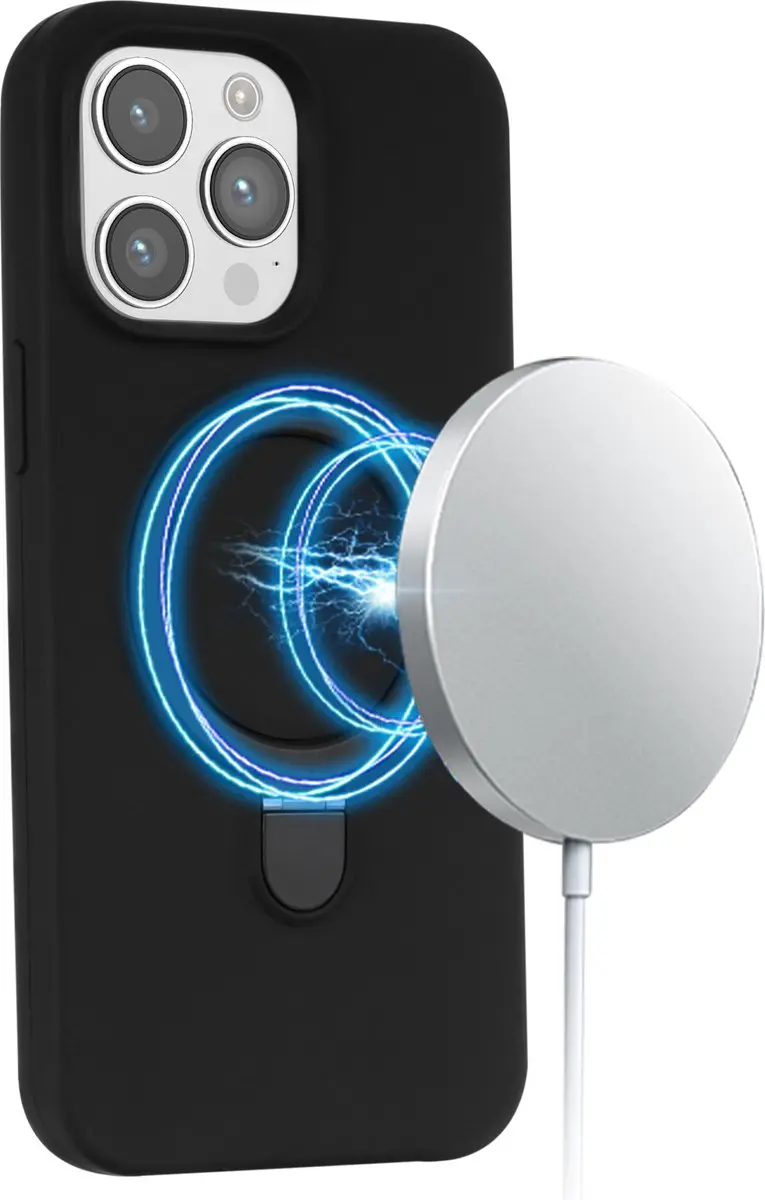 Fonu.nl iPhone 14 Pro Max Hoesje Magnetisch Zwart - 11430