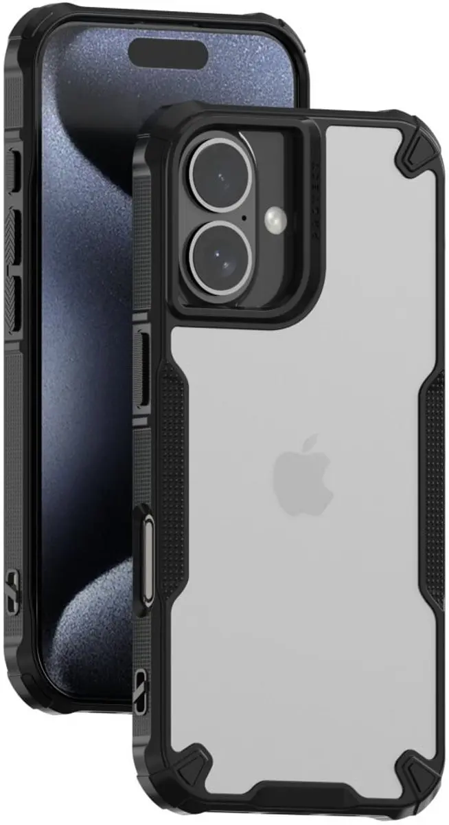 Fonu Hybrid X iPhone 16 Plus Hoesje