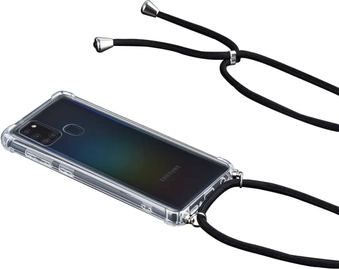 Fonu Siliconen Anti-Shock Hoesje Samsung Galaxy A21s SM-A217 - Transparant
