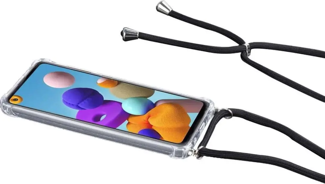 Fonu Siliconen Anti-Shock Hoesje Samsung Galaxy A21s SM-A217 - Transparant