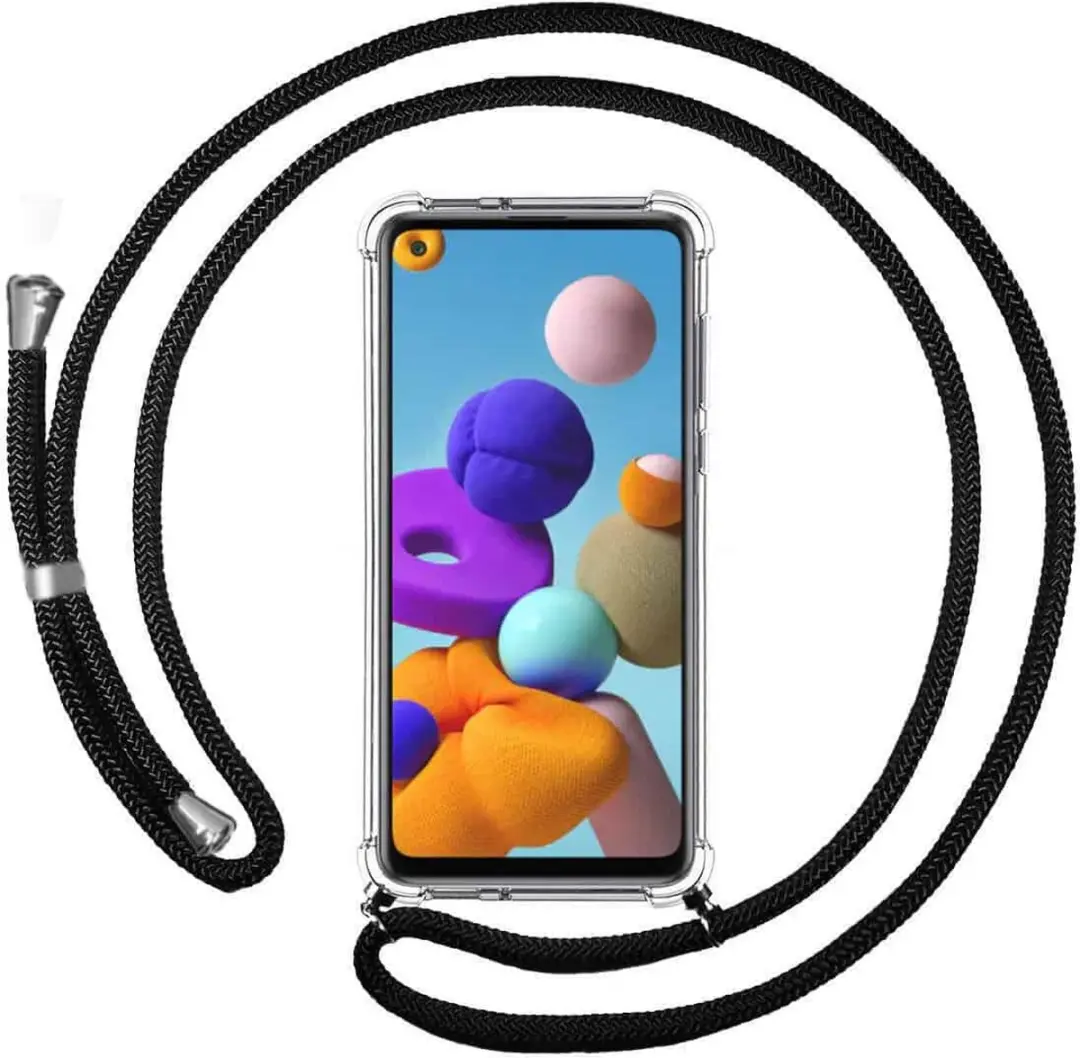 Fonu Siliconen Anti-Shock Hoesje Samsung Galaxy A21s SM-A217 - Transparant