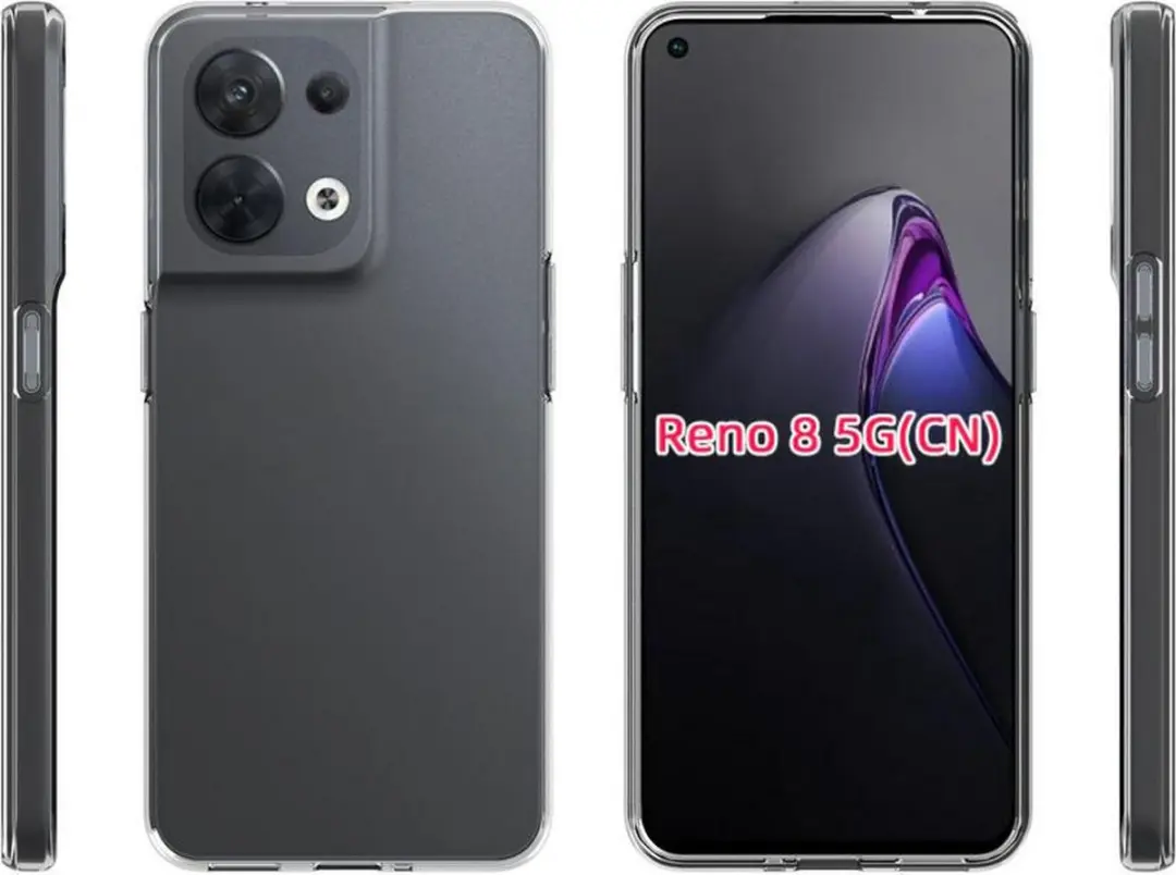 Fonu Siliconen Oppo Reno 8 5G Hoesje - 11070 - Transparant
