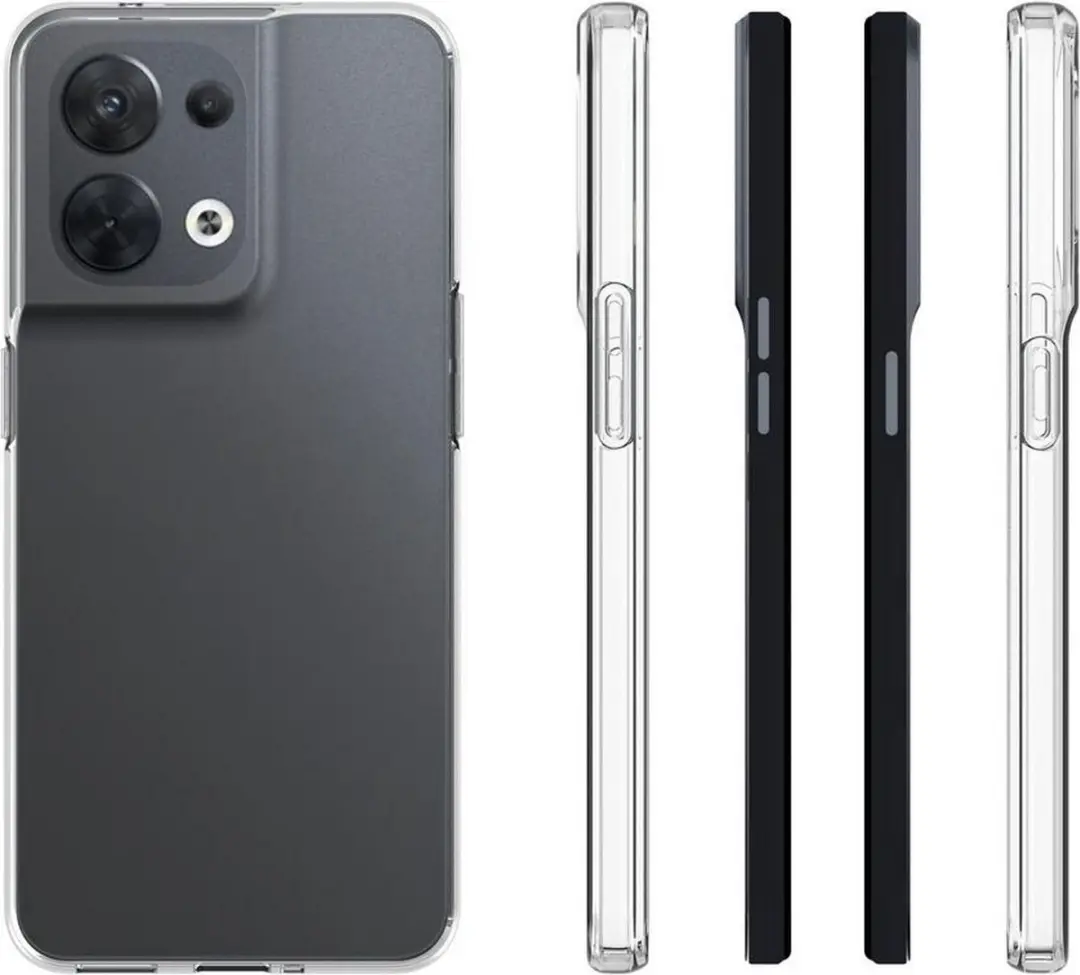 Fonu Siliconen Oppo Reno 8 5G Hoesje - 11070 - Transparant