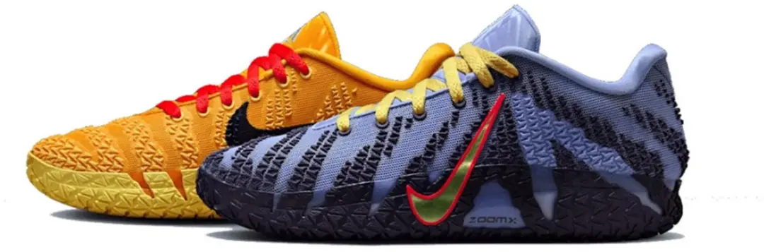 Nike Ja 3 Hustle & Flow Maat 42.5 - Geel/Groen/Lichtblauw/Rood/Zwart