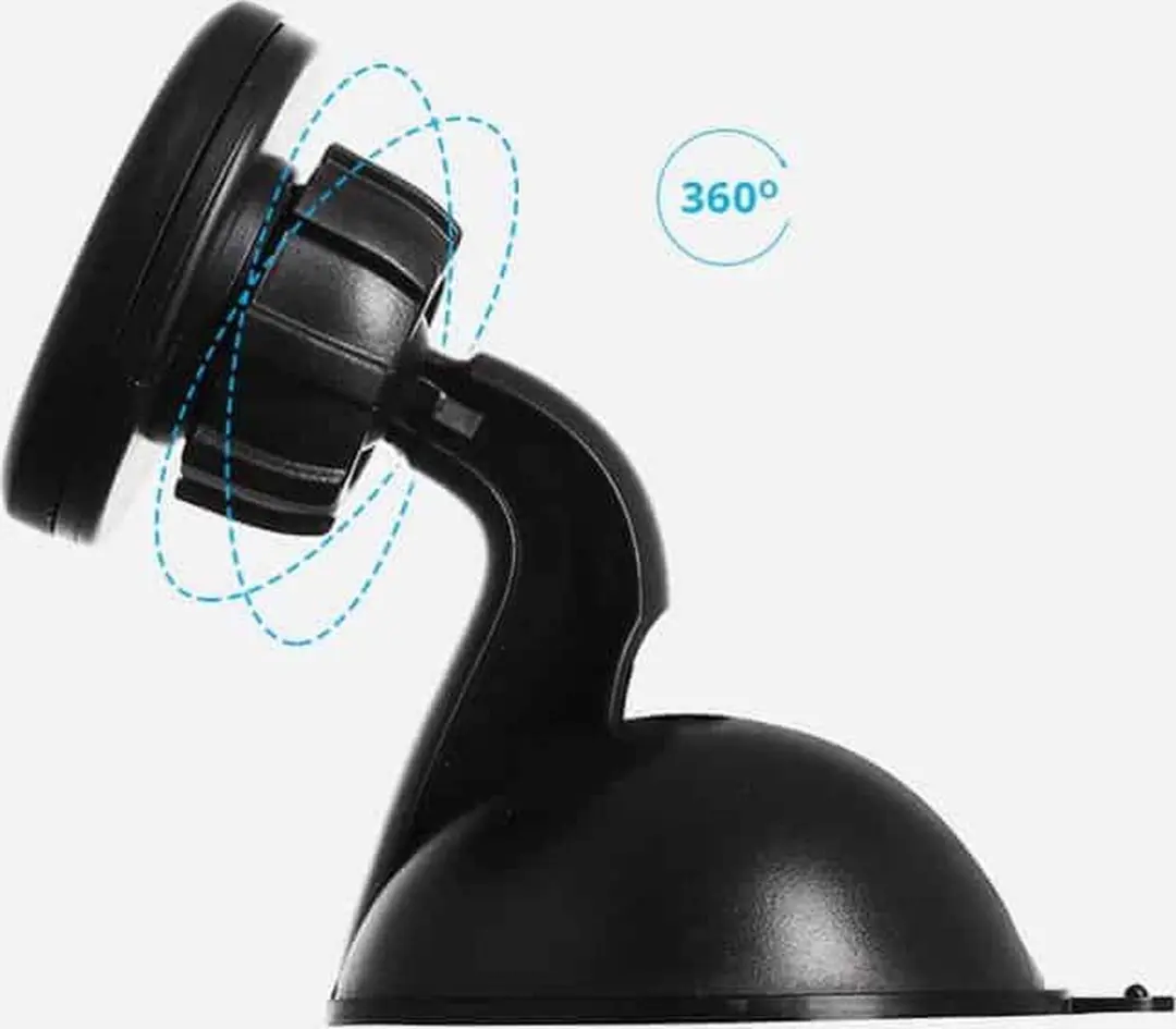 Fonu Universele Magnetische Autoruit Telefoonhouder 360° - Transparant