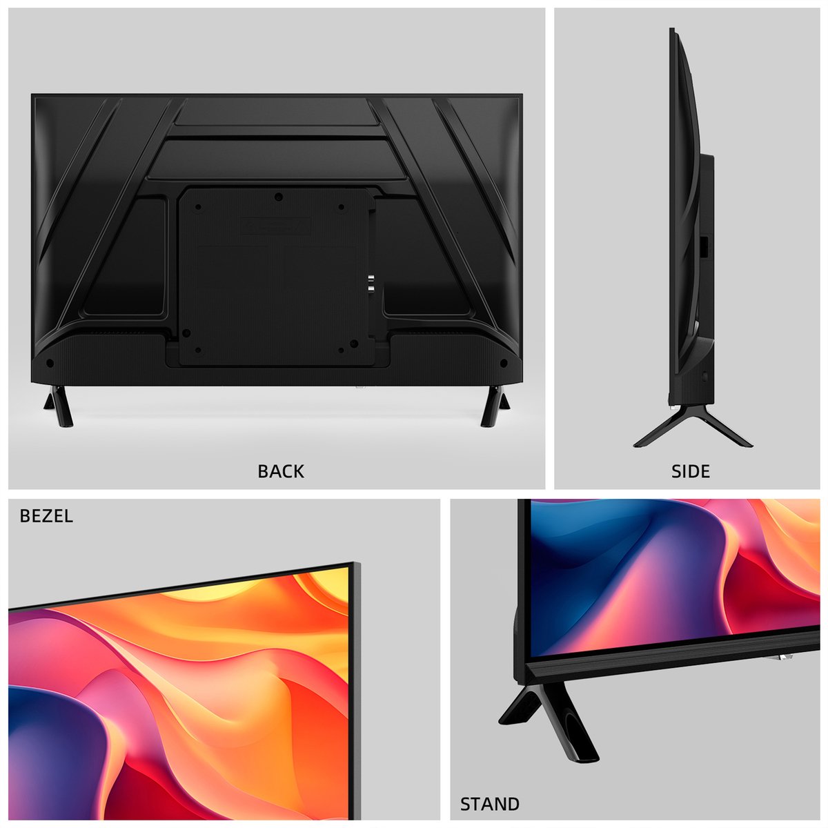 CHiQ L32FM10V - Smart TV 32 Inch - Full HD - Metalen Randloos - Google Assistant - Dolby Audio - HDMI - 2025 Nieuw