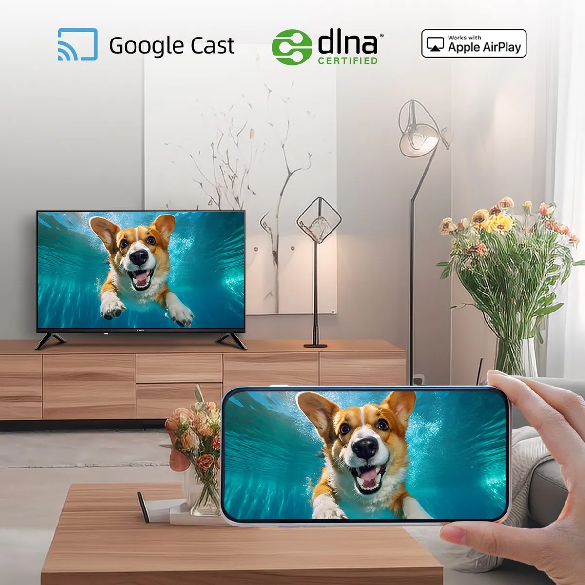 CHiQ L32FM10V Smart TV 32" - Full HD - Zwart