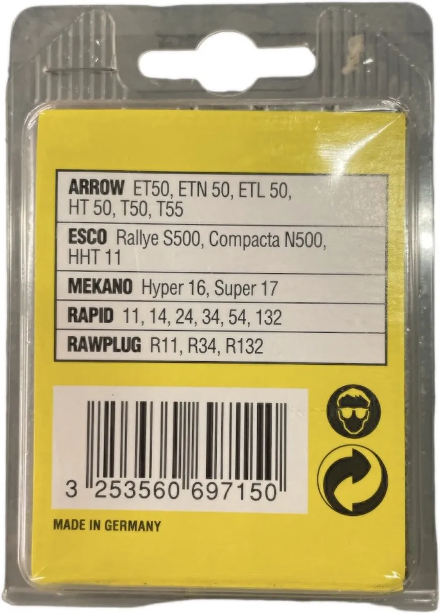 Stanley G TYPE 11 Nietjes 1200 Stuks