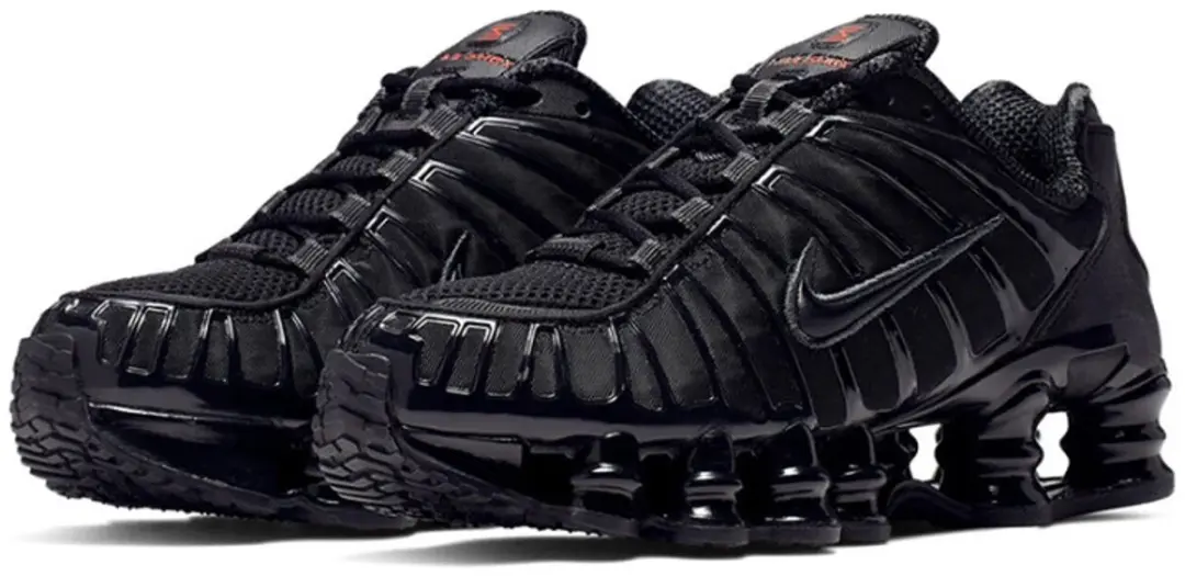 Nike Shox TL Black Max Orange - Maat 42