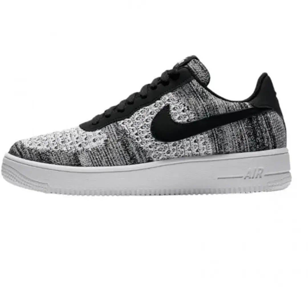 Nike Air Force 1 Flyknit 2 'Black Pure Platinum' - Maat 45