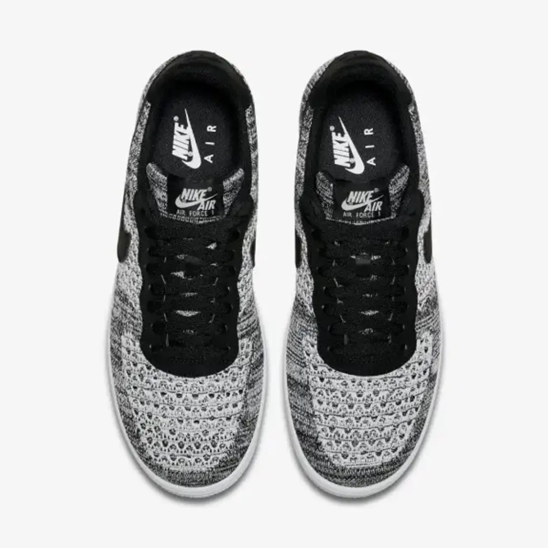 Nike Air Force 1 Flyknit 2 'Black Pure Platinum' - Maat 45