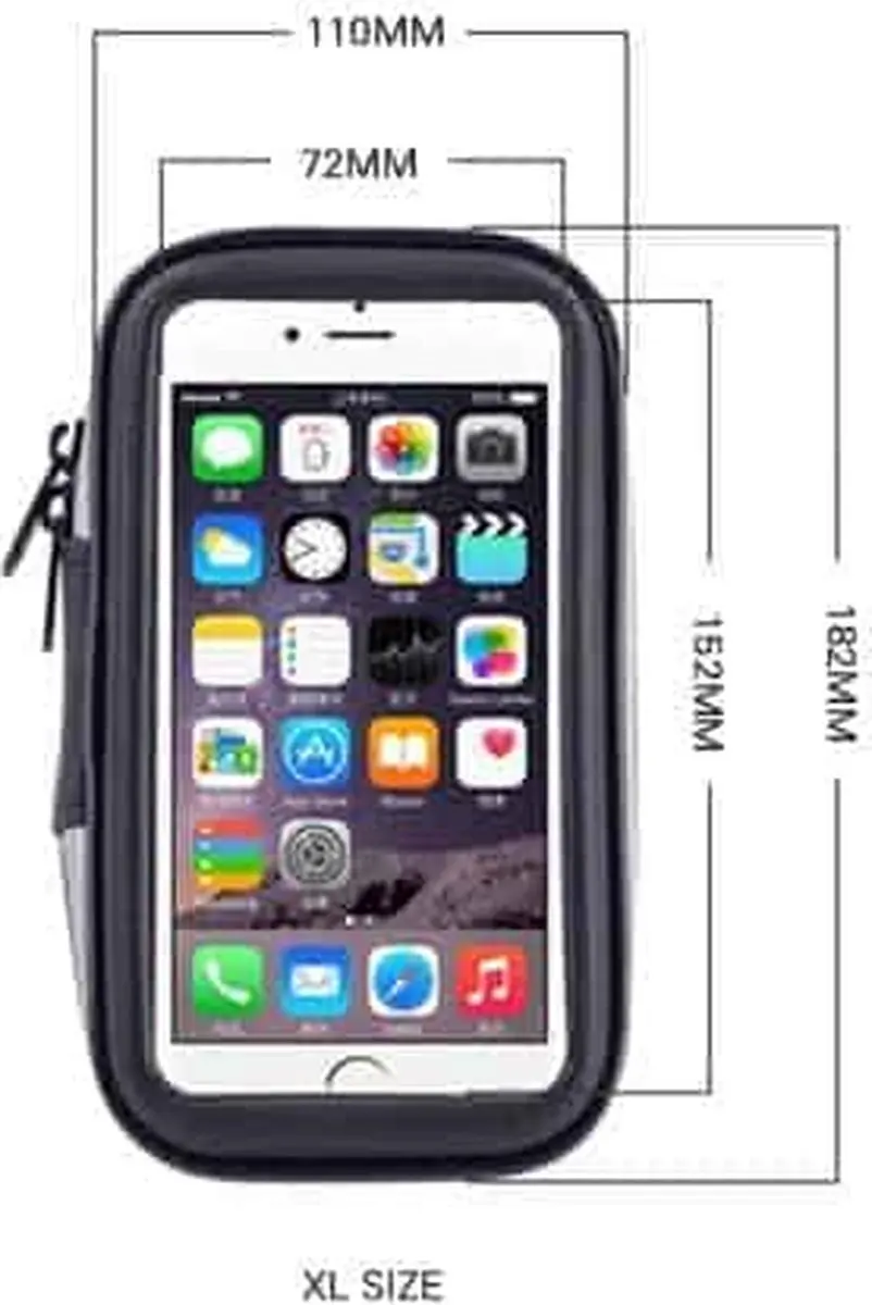 Fonu.nl Telefoonhouder Fiets 360° Draaibaar - Grijs - Universeel 6.8" - afbeelding 6 van 6