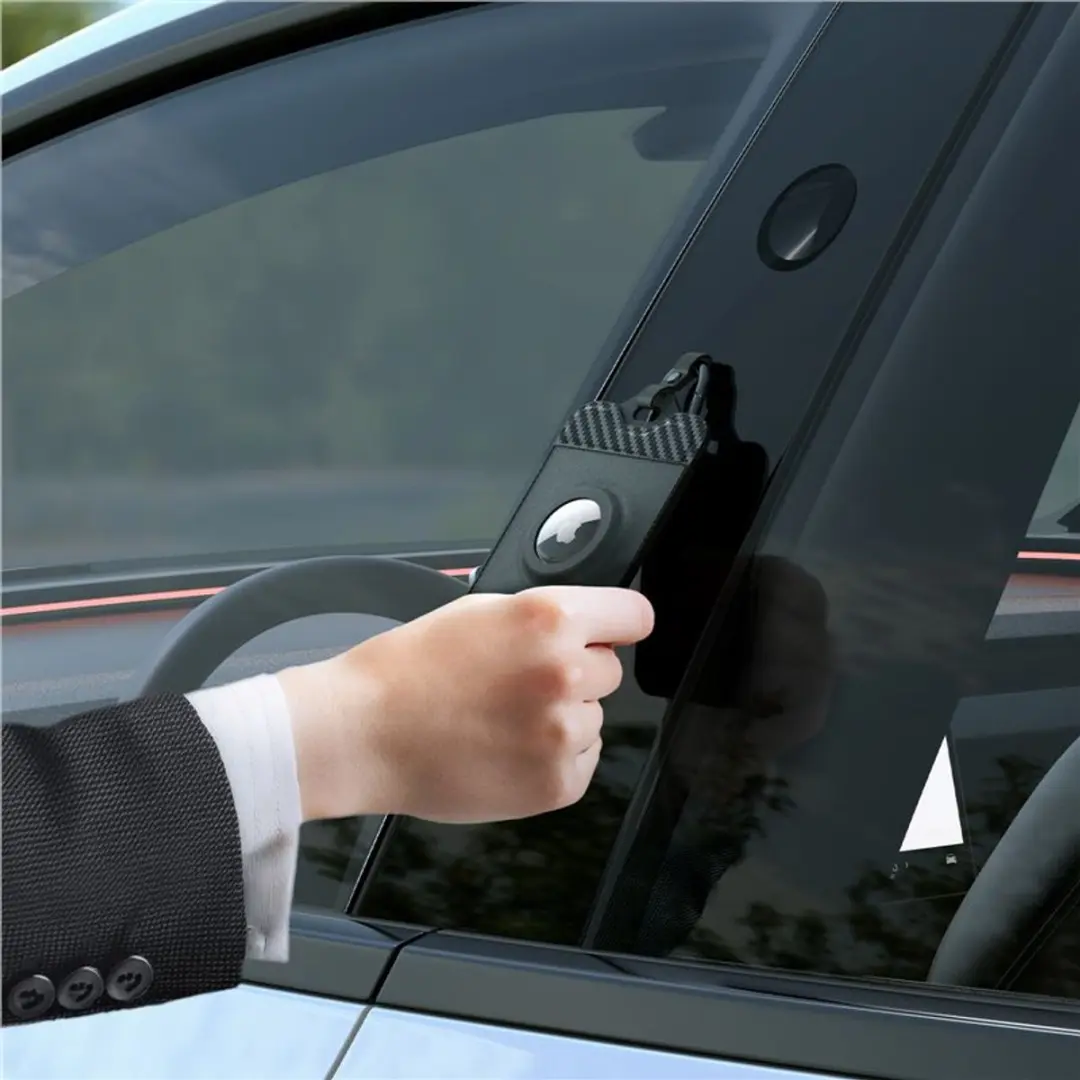 Spigen Kaarthouder voor Tesla Key Card - 2 Stuks - Zwart