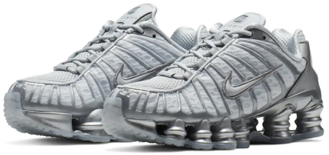 Nike Shox TL Chrome - Maat 40 - Rood/Zilver