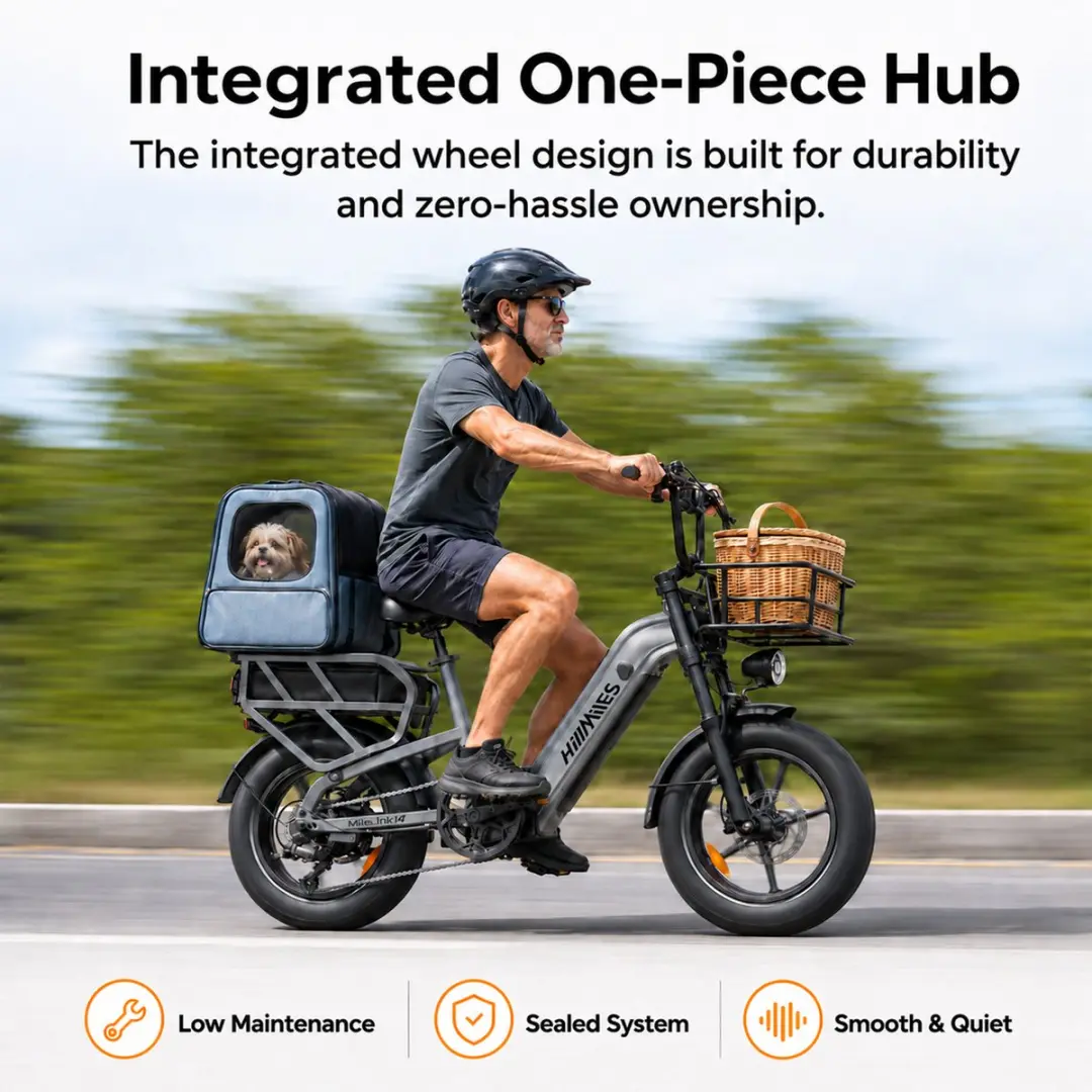HillMiles MileLink 1 Elektrische Fiets 250W - Groen