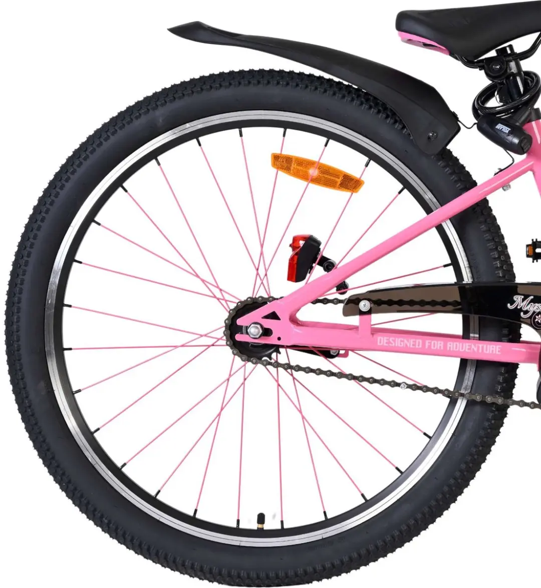 Volare Mystic Kinderfiets 24" - 1 Versnelling - Roze - afbeelding 6 van 6