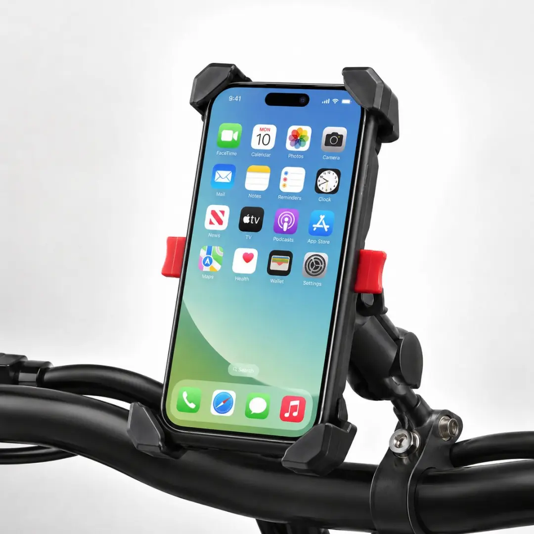 Fonu.nl Telefoonhouder Fiets 360° Draaibaar - Zwart - afbeelding 6 van 6
