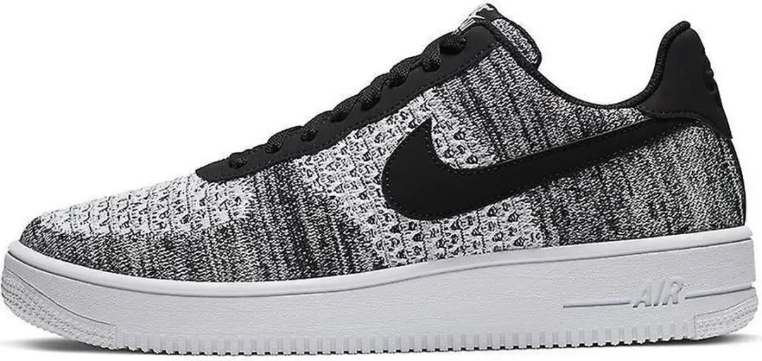 Nike Air Force 1 Flyknit 2 'Black Pure Platinum' - Maat 42.5