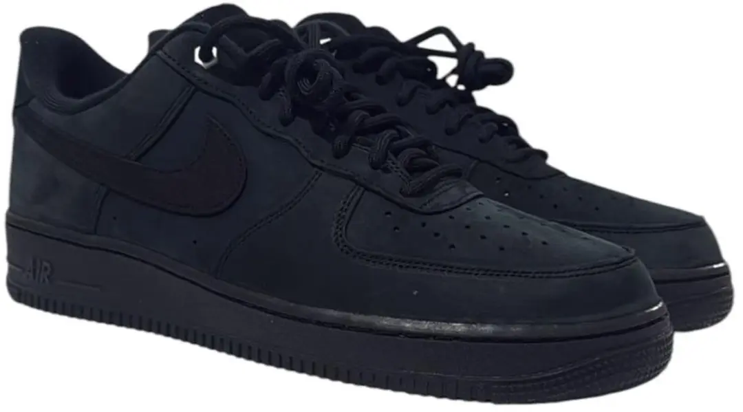 Nike Air Force 1 Low '07 WB Triple Black Nubuck - Maat 45.5