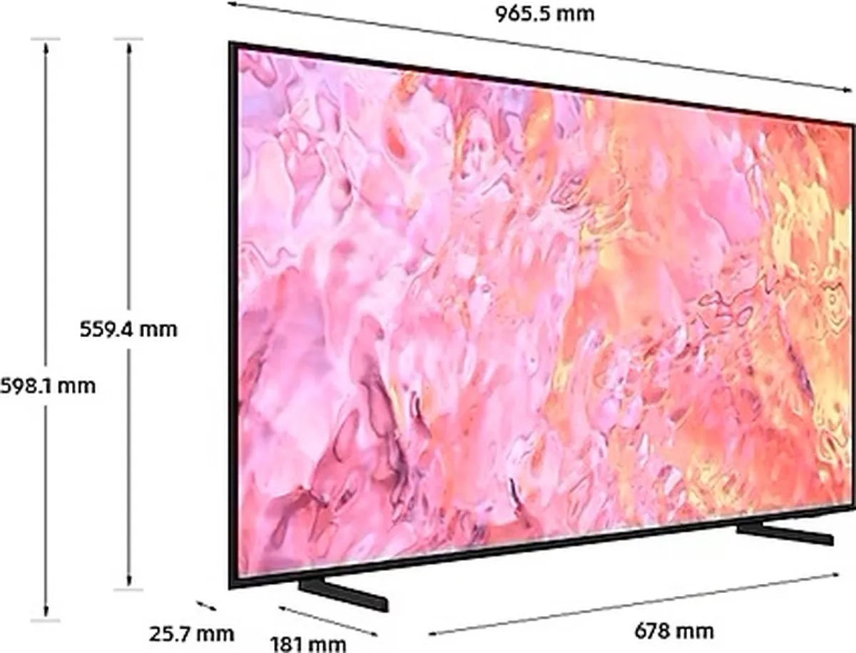 Samsung QE55Q60C 55 inch QLED TV - Zwart