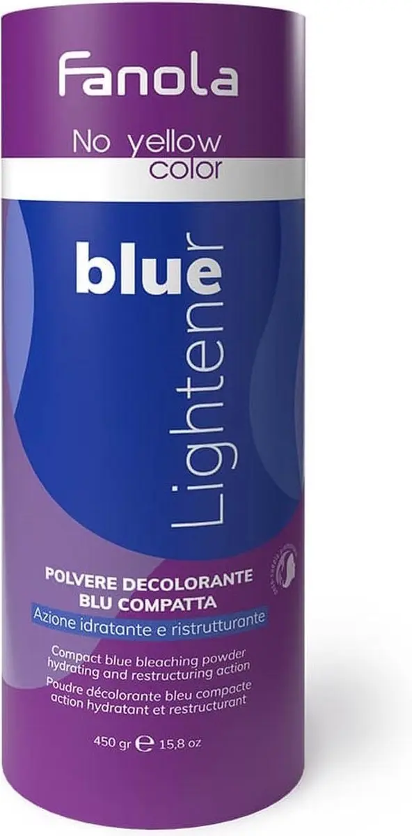 Fanola No Yellow Lightener Blue Poeder 450g