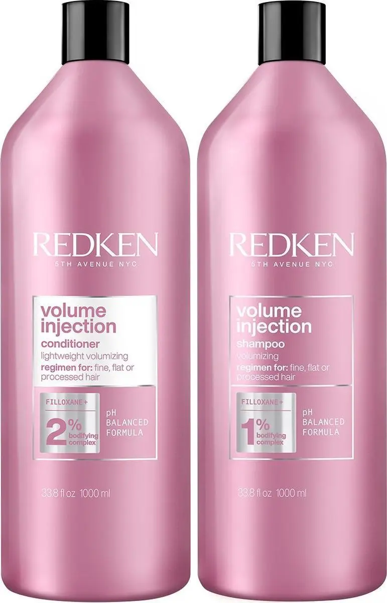 Redken Volume Injection Shampoo & Conditioner 2000ml