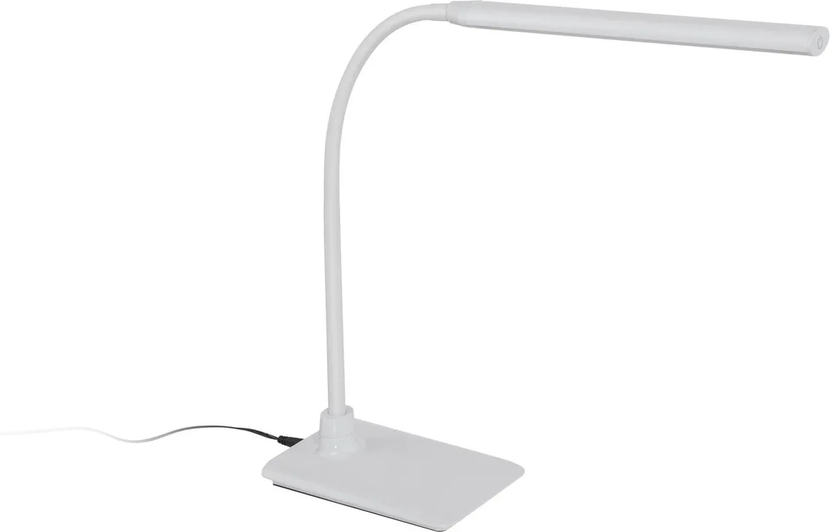 Eglo Laroa LED Tafellamp 48cm - Wit - Dimbaar & Kantelbaar