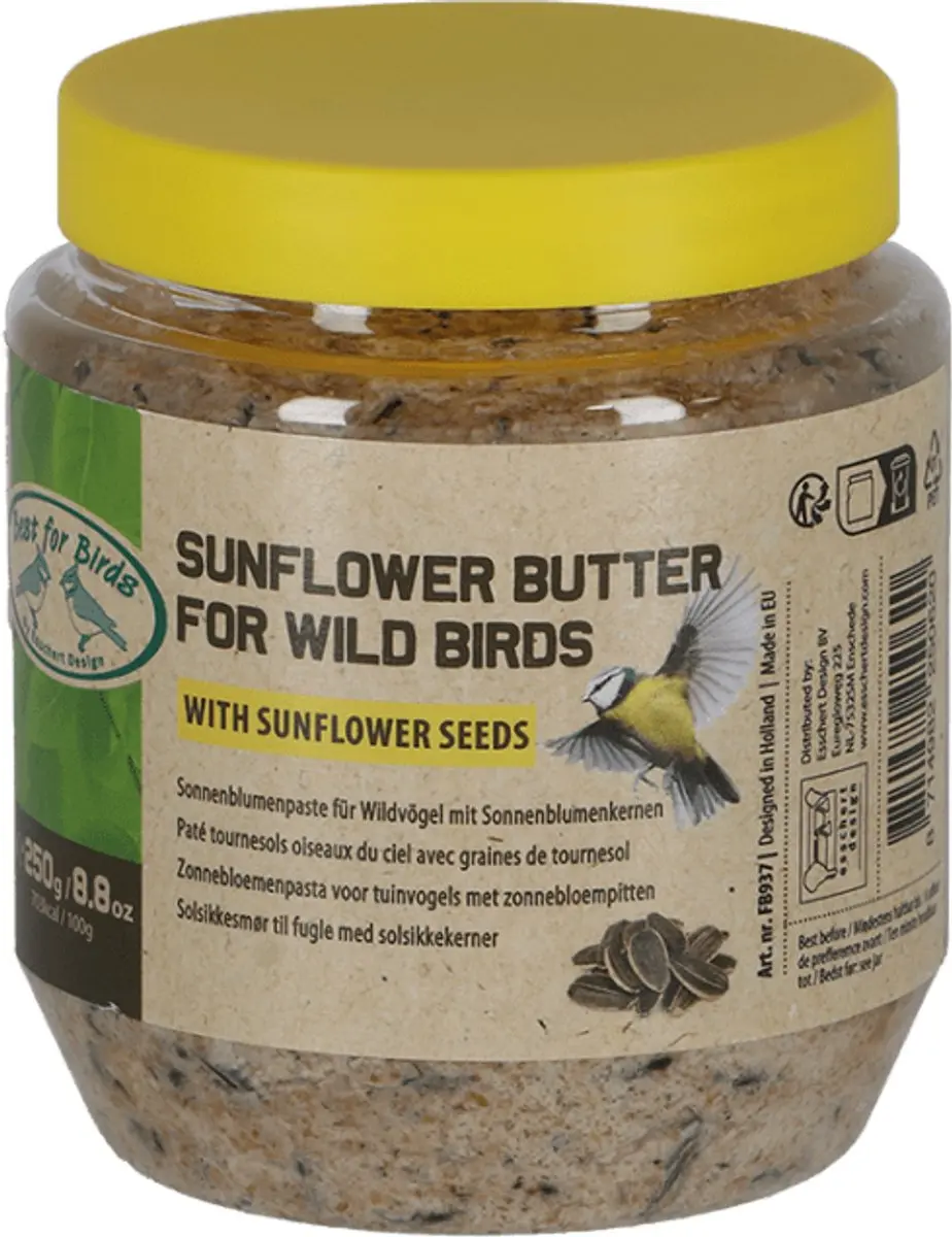 Esschert Design Zonnebloempasta voor Vogels 340g