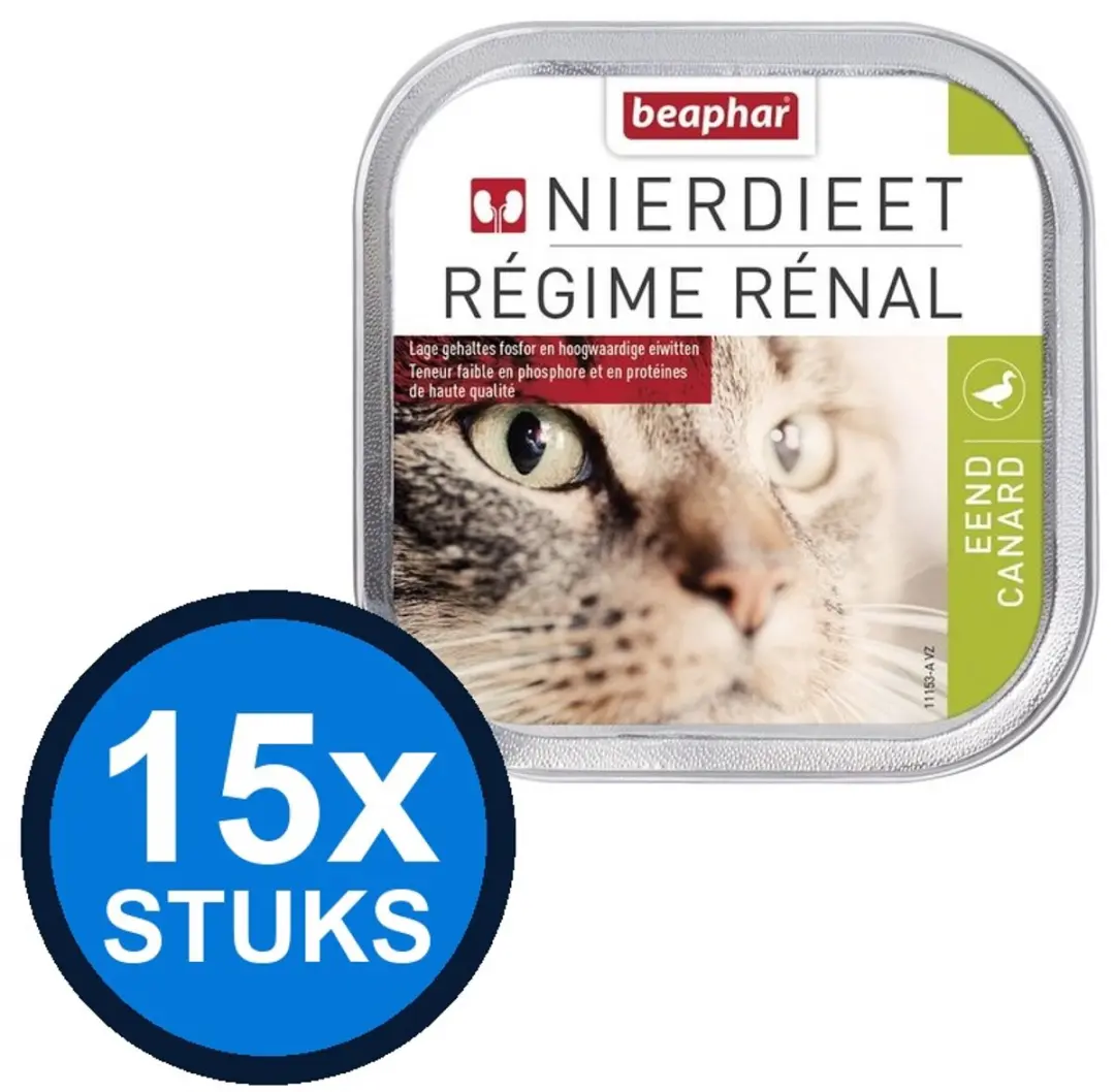 Beaphar Nierdieet Kat Eend Natvoer 100g