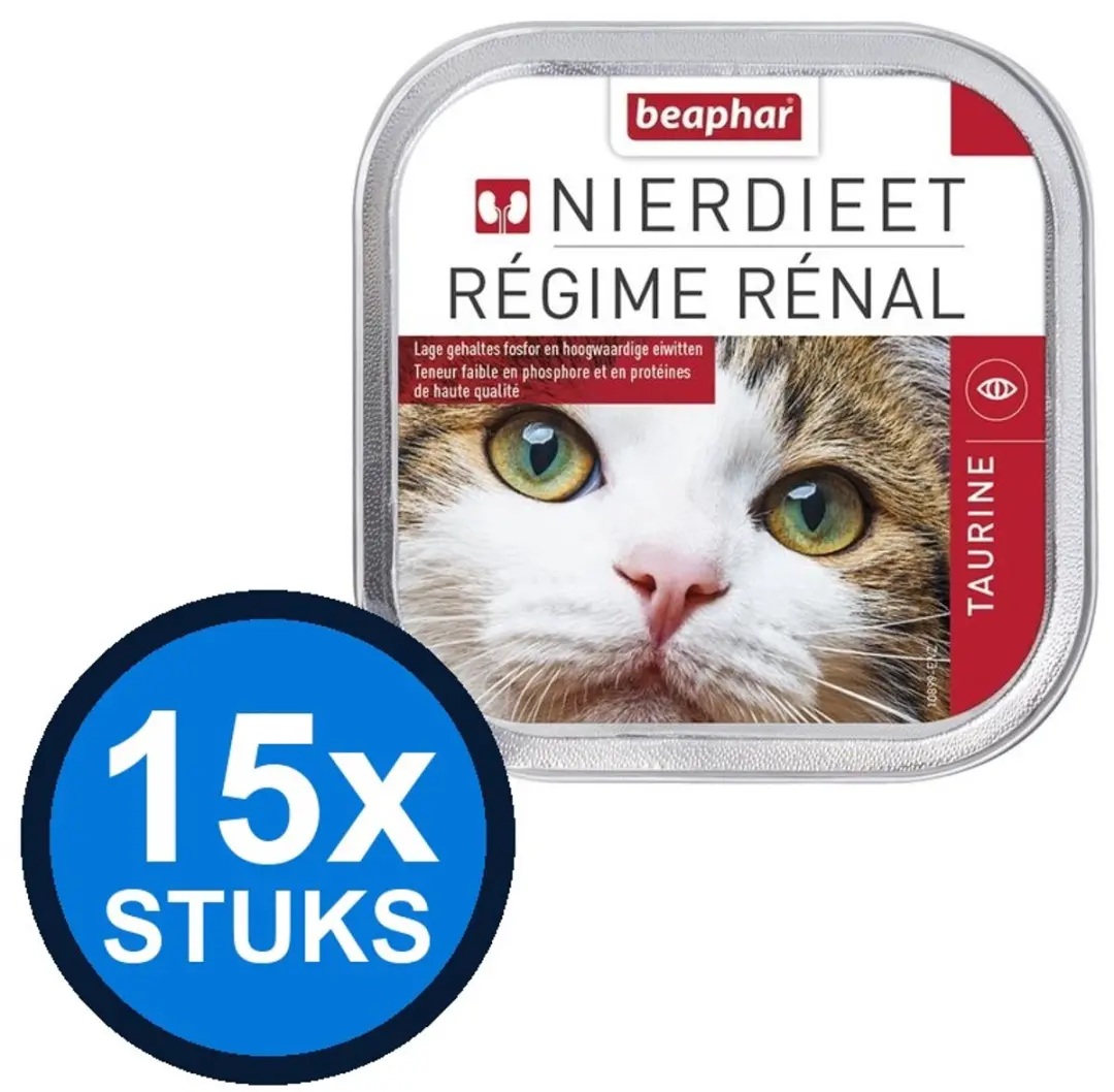 Beaphar Nierdieet Kat Taurine Natvoer 100g
