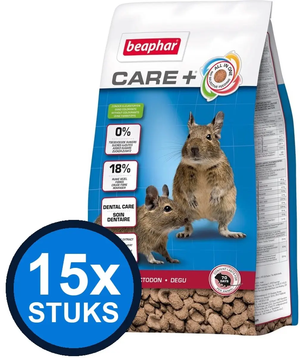 Beaphar Care+ Degoe 700g Knaagdierenvoer