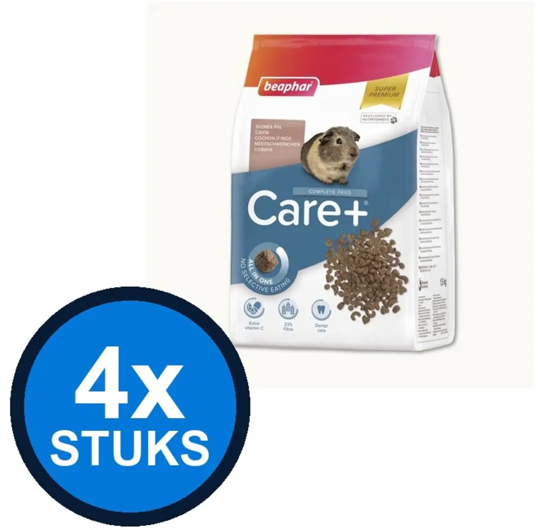 Beaphar Care+ Caviavoer 1,5kg
