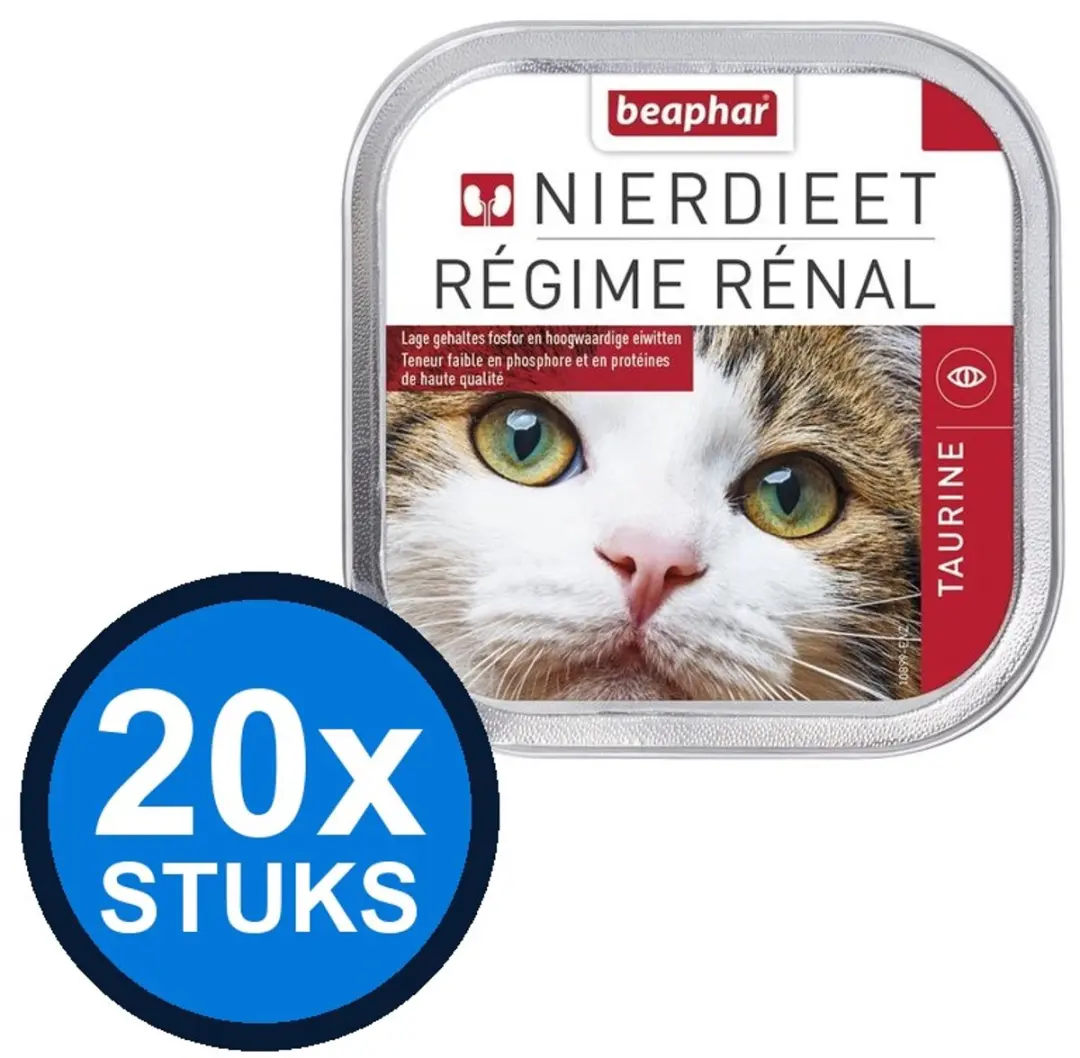 Beaphar Nierdieet Kat Taurine Natvoer 100g