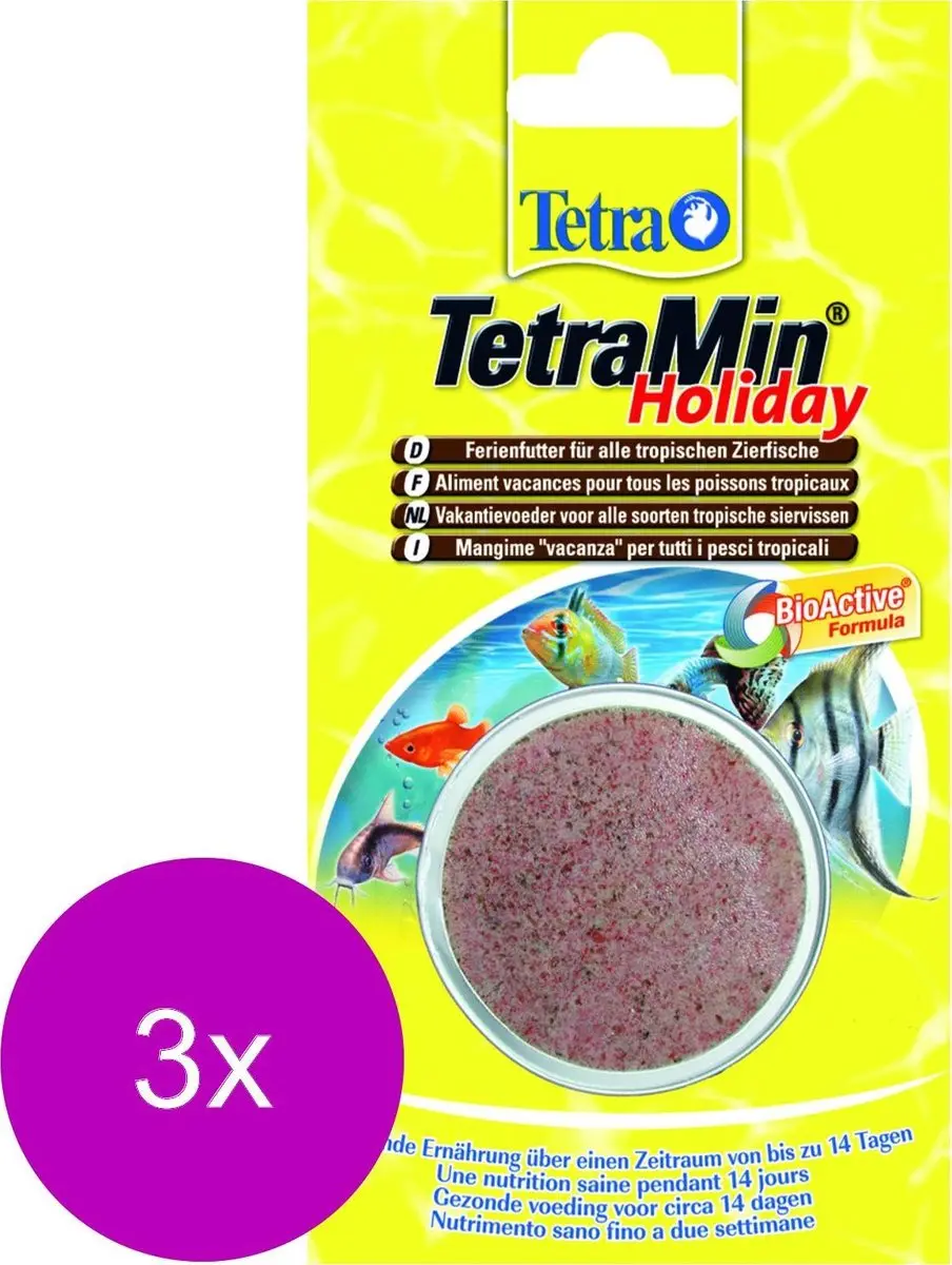 Tetra Tetramin Holiday Vissenvoer - 3x30g