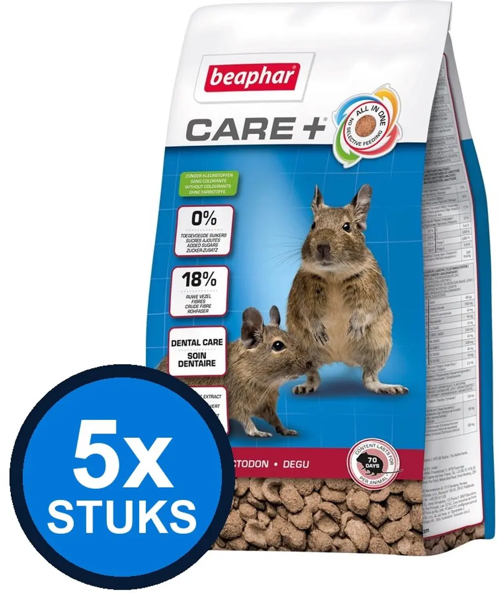Beaphar Care+ Degoe 700g Knaagdierenvoer