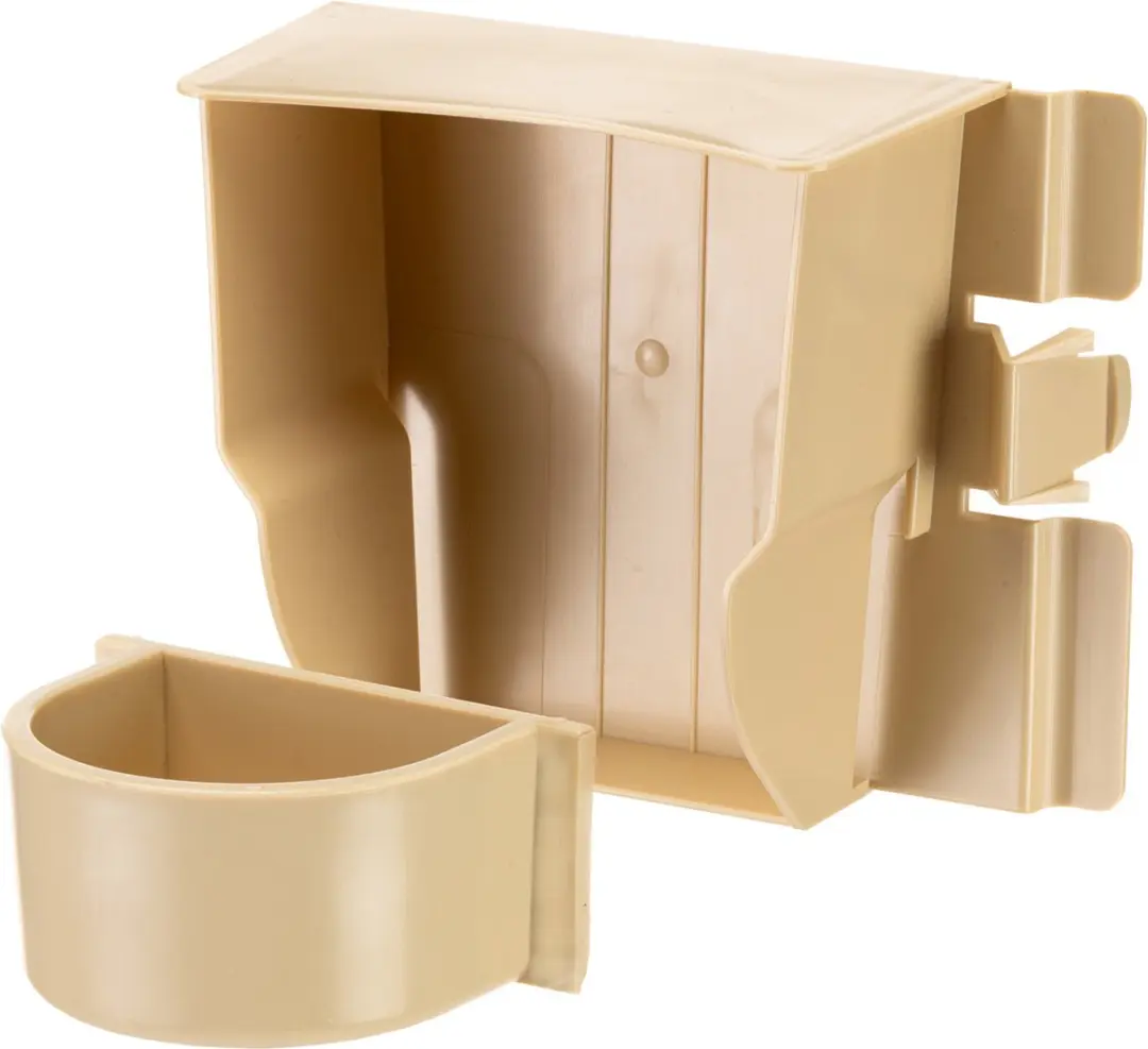 Ferplast Voerbak Brava 4 - 16,5x9,5x14cm Beige