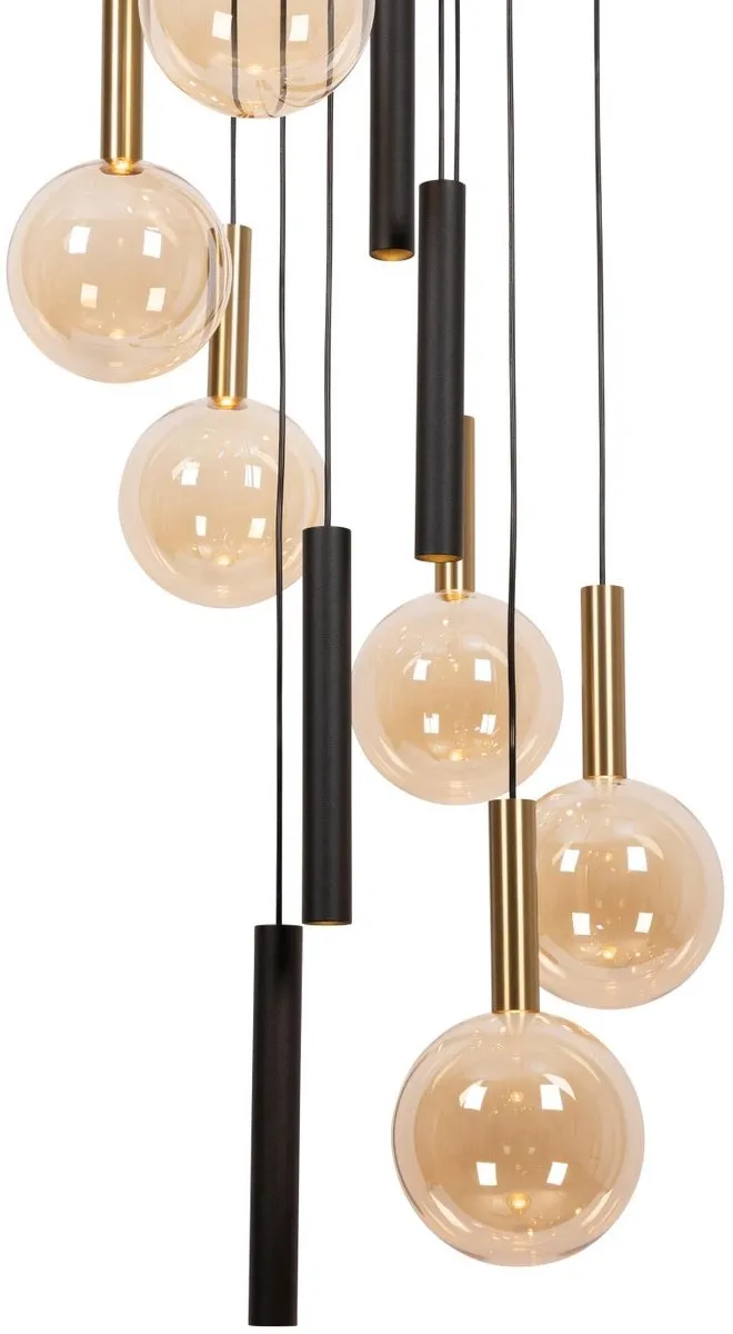 Lucide Josiane Hanglamp Ø55cm 6xG9 - Zwart