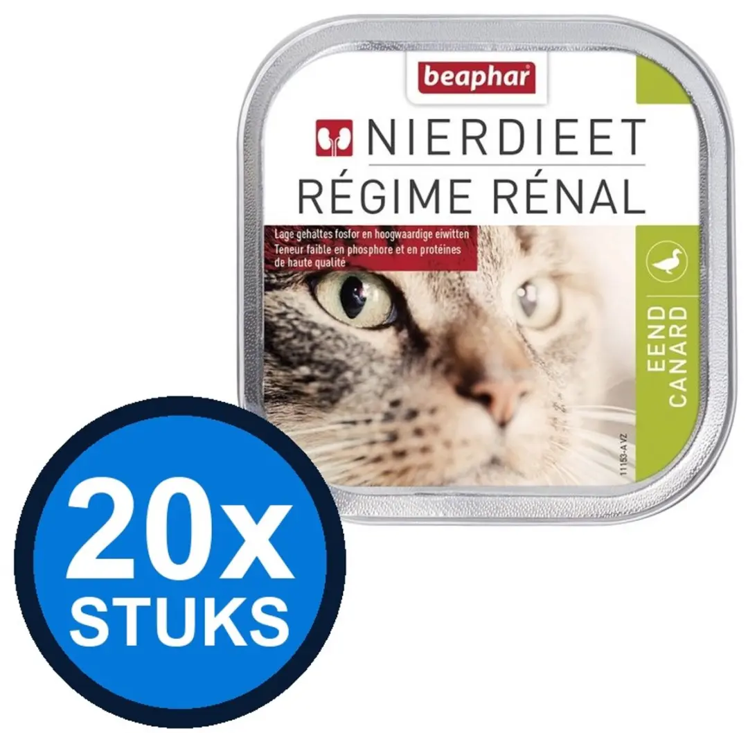 Beaphar Nierdieet Kat Eend Natvoer 100g