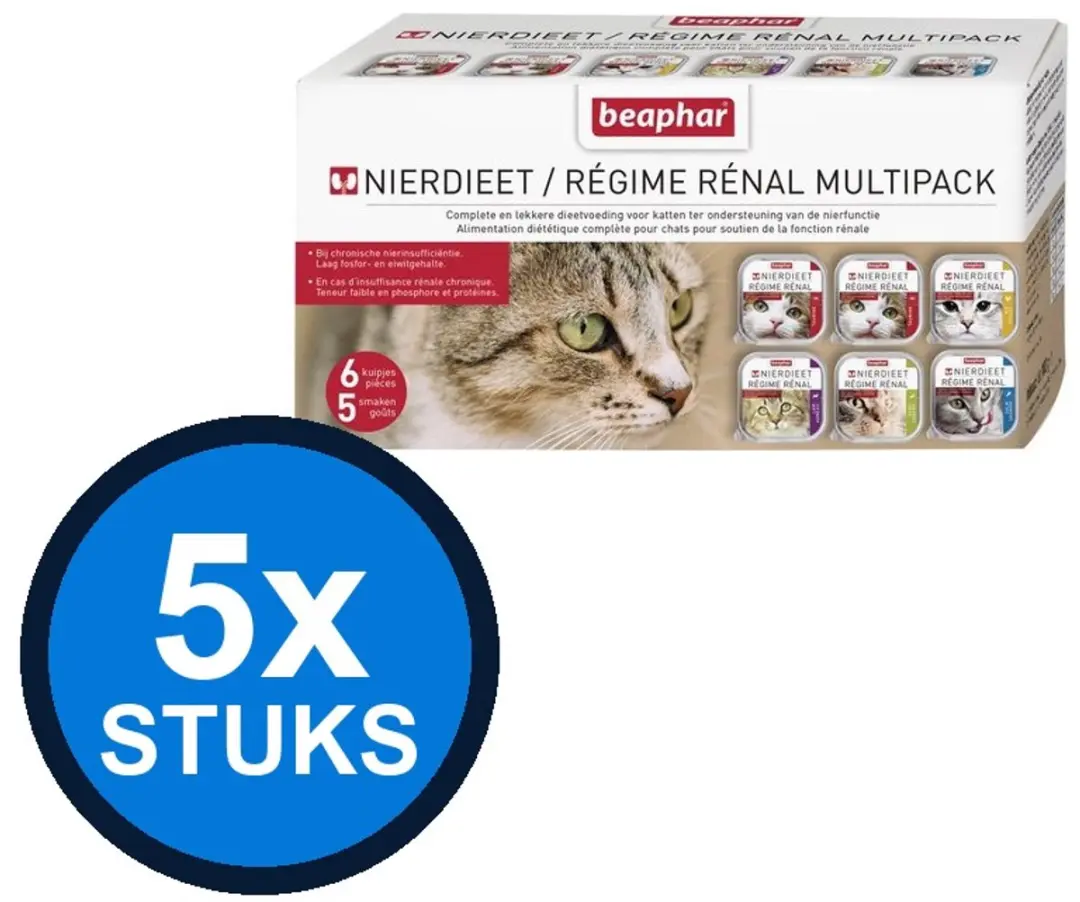 Beaphar Nierdieet Kat Natvoer Multipack