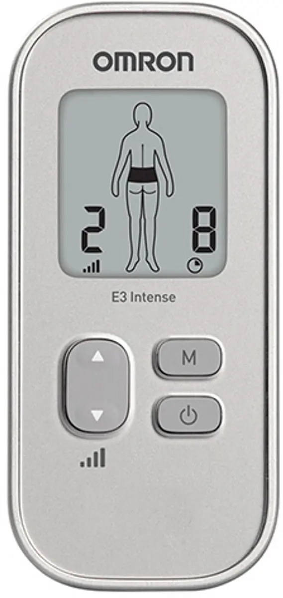 Omron E3 Intense TENS Machine - 6 Programma's - Grijs