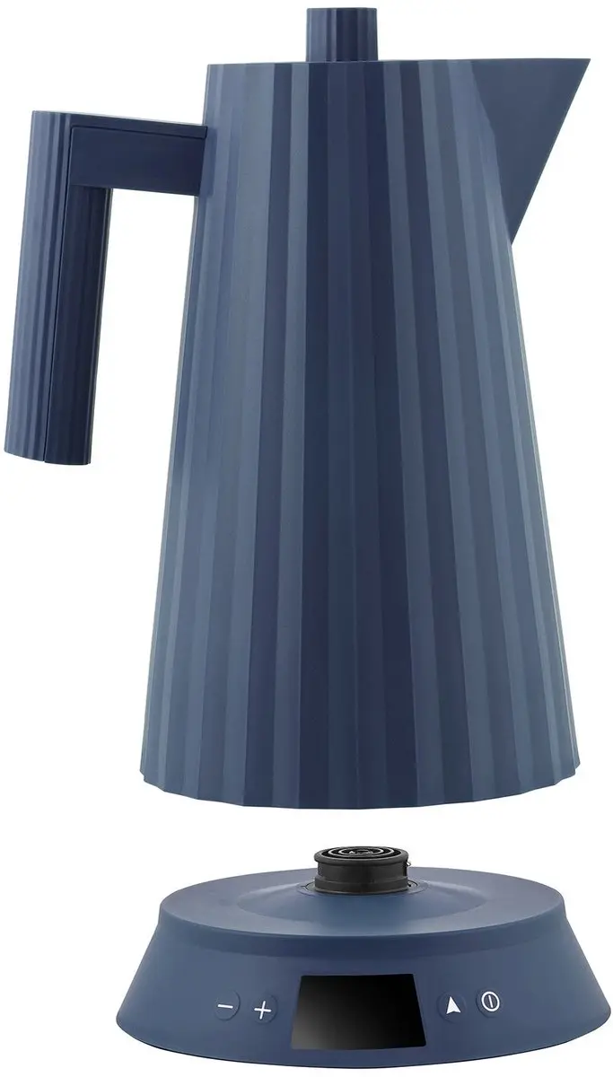 Alessi Plissé Waterkoker 1.7L - 1850W - Blauw - afbeelding 6 van 6