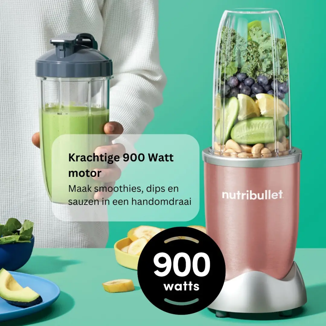 NutriBullet Pro Blender 900W - 700ml - Roze