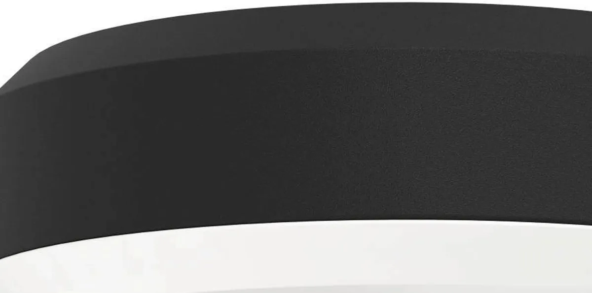 Eglo Fornaci Wandlamp Buiten LED 19cm - Zwart/Wit