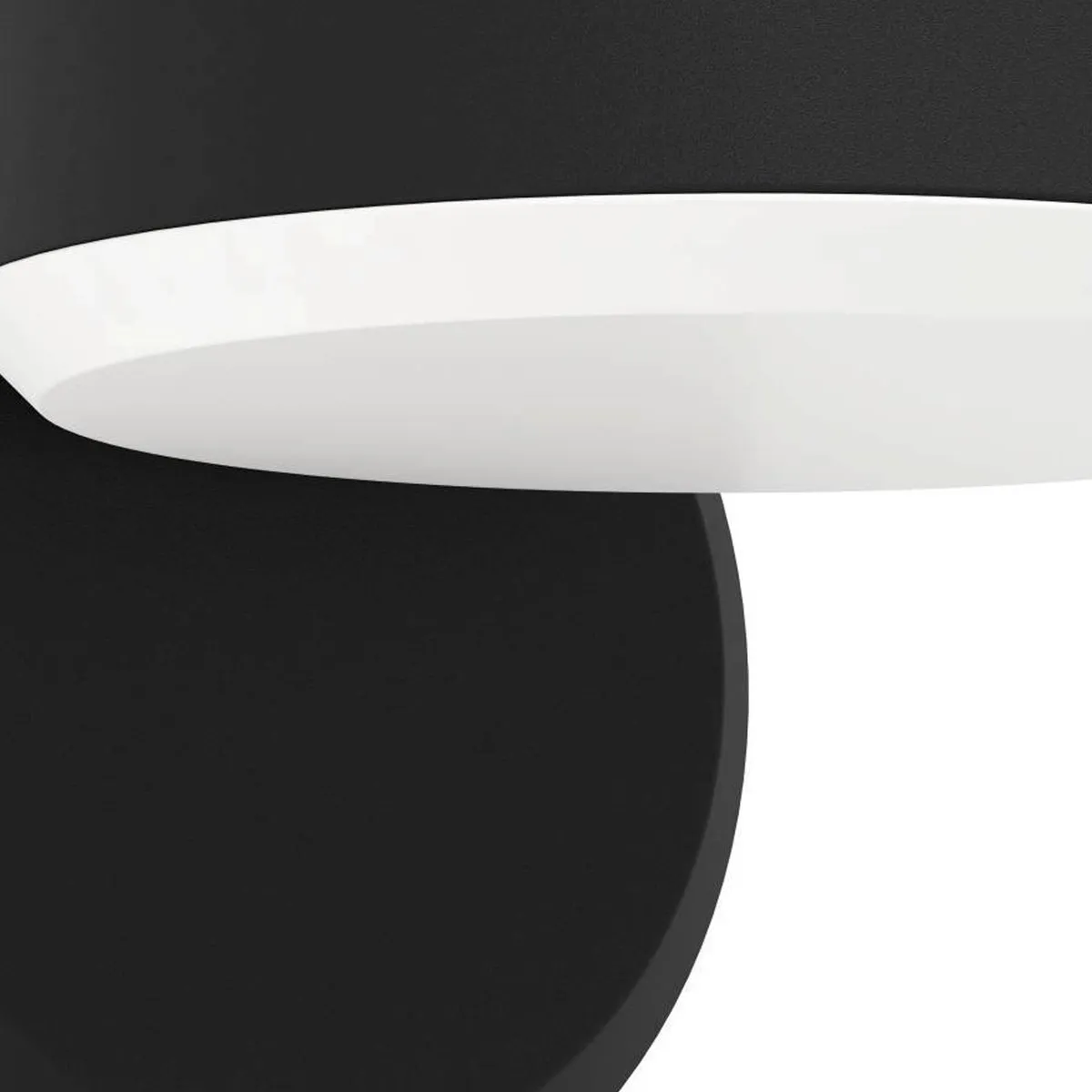 Eglo Fornaci Wandlamp Buiten LED 19cm - Zwart/Wit