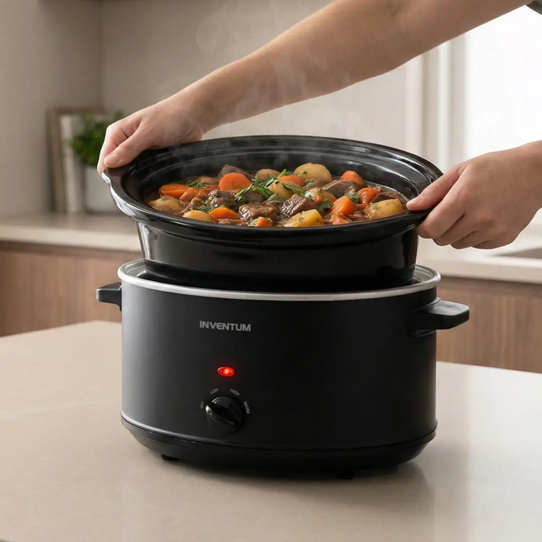 Inventum SC350B Slowcooker 3,5L - Keramisch - Zwart