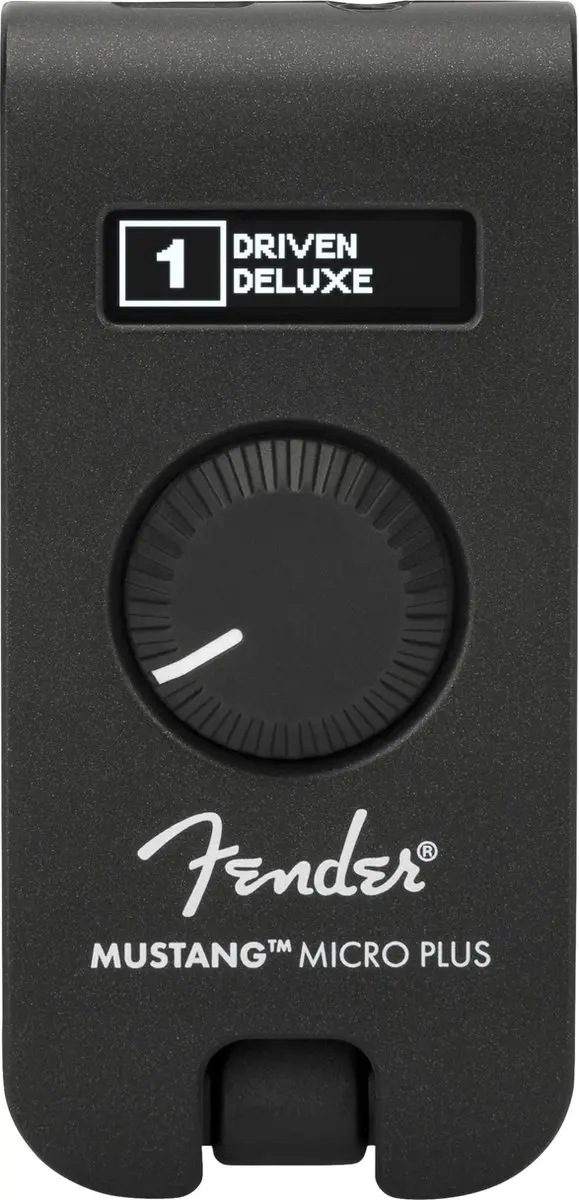 Fender Mustang Micro Plus Hoofdtelefoon Gitaarversterker - Zwart