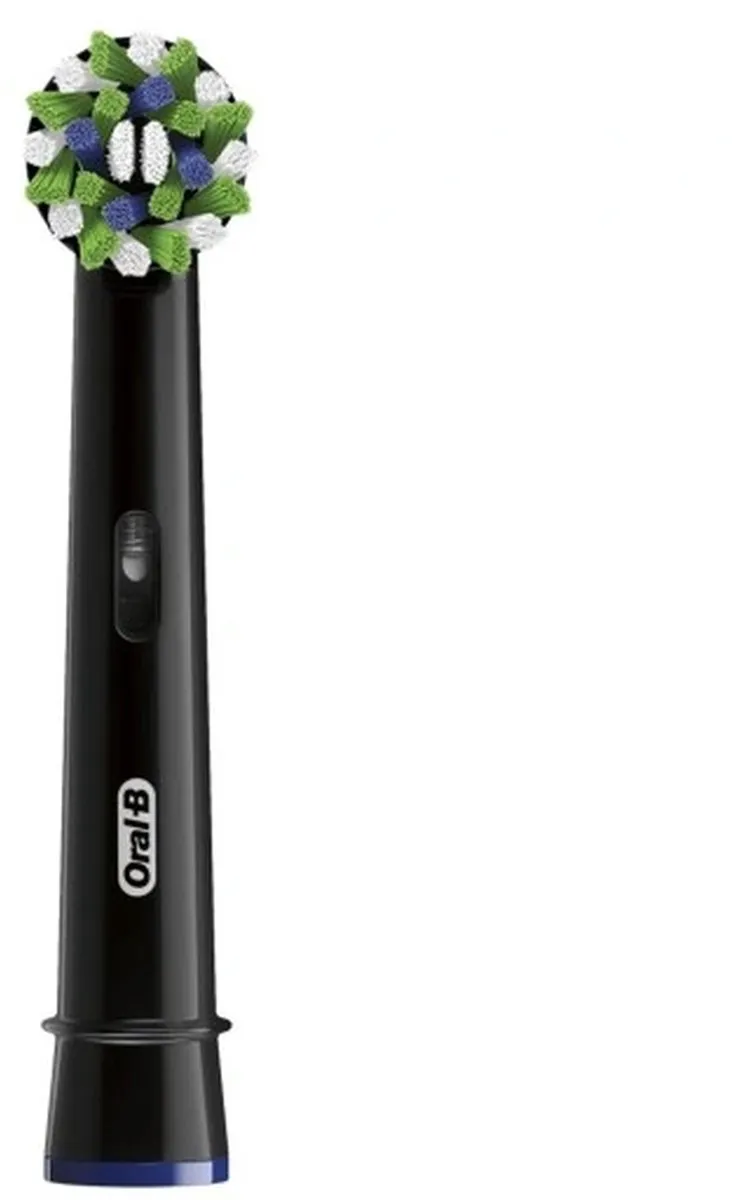 Oral-B CrossAction Opzetborstels EB50BRX/4 - 4 Stuks - Zwart